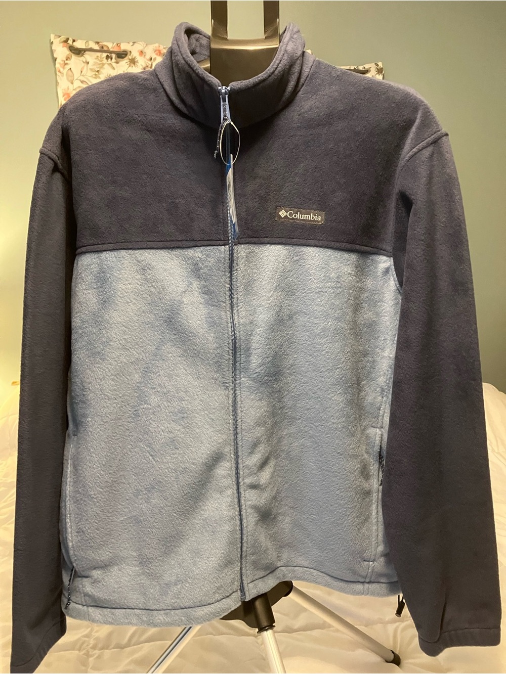 Columbia Steens Mountain Full Zip 2.0 Fleece Jacket Men XL NWT Blue